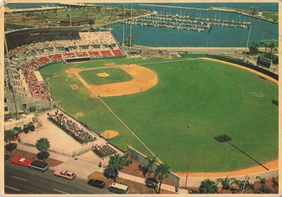 Postcard St. Petersburg, FL: Al Lang Basefield | St. Louis Cardinals & NY Mets