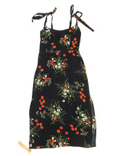 NWT Reformation Besse Midi in Robyn Floral Tie Straps Georgette Tank Dress 8