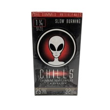 Chills - Alien 1 1/4 Rolling Papers - Box of 24 Packs