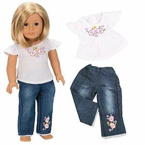 Dress Along Dolly Casual T-Shirt & Jeans Doll Outfit (2 ...