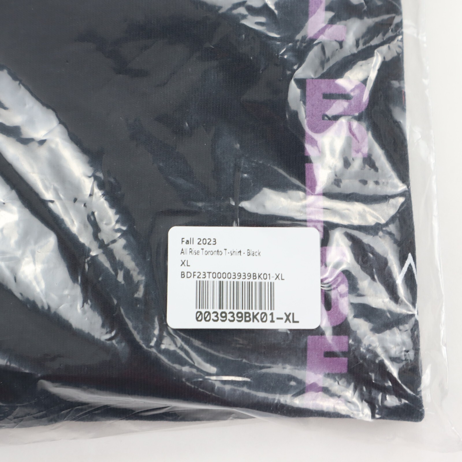 ARC'TERYX T shirt Brain Dead x Arcteryx All Rise Toronto nera XL NUOVA sigillata