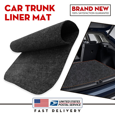 Gray 80''x40'' Replace Pickup Carpet Underfelt Trunk Liner Upholstery Anti-slip