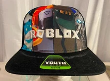 Roblox Gamer Kids Baseball Cap Hat Youth Size OSFM Black Snapback