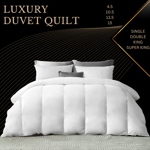 BEST HOTEL QUALITY DUVET QUILT SINGLE DOUBLE KING ALL SIZE 4.5 10.5 13.