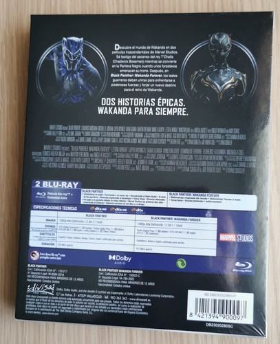 BLU-RAY BLACK PANTHER Coleccion 2 Peliculas PRECINTADO - Imagen 2 de 4