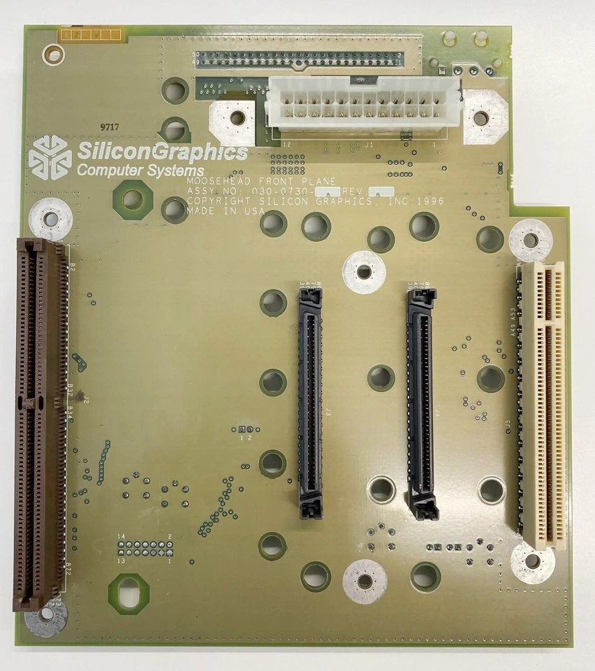 SGI Silicon Graphics O2 Workstation Server Elchkopf Frontplatte 030-0730 - Bild 2 von 3