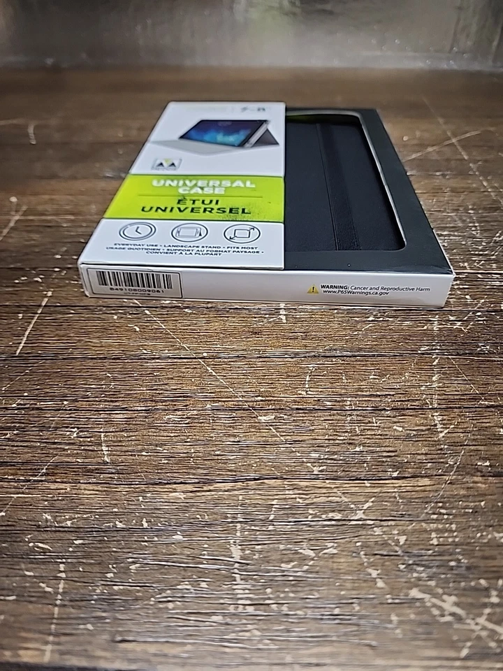 M Edge International Inc BASIC FOLIO BLACK Fits Most 7 in.- 8 in. Tablets - Image 2 of 4