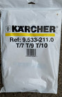 ⭐KARCHER 9.533-211.0 10 PACK VACUUM CLEANER HOOVER PAPER FILTER BAGS FOR T10/1⭐