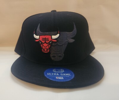 Chicago Bulls Ultra Game Double Vision snap back cap, black