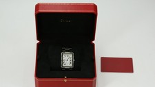 CARTIER TANK SOLO XL W5200028 Full Set aus 2020 Stahl 31 mm x 41 mm silver dial