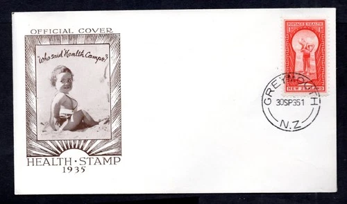 New Zealand - 1935 Health Stamp Issue First Day Cover