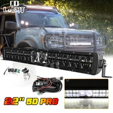 AUXBEAM 5D-PRO Lens 22"inch LED Work Light Bar Driving Offroad SUV ATV UTE BOAT