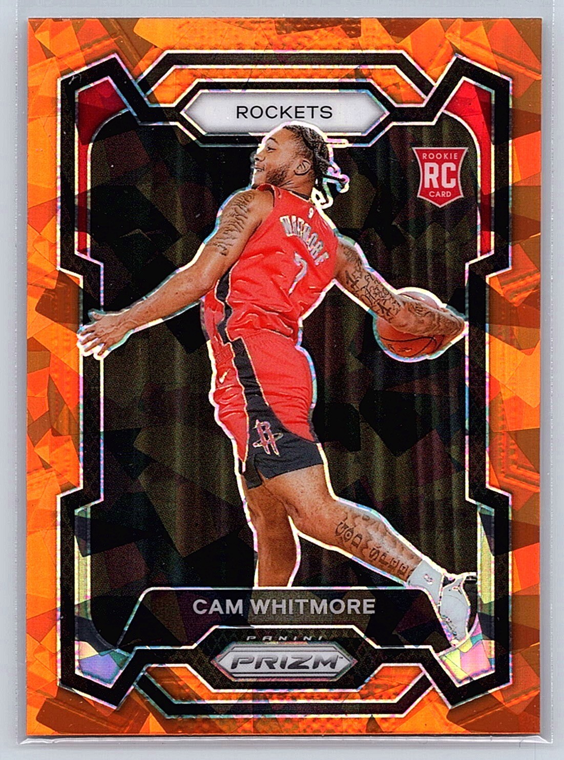 CAM WHITMORE - 2023-24 Panini Prizm #129 - Orange Ice - Rookie