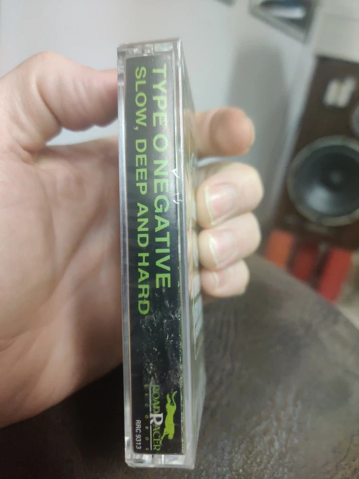 TYPE O NEGATIVE SLOW DEEP AND HARD CASSETTE Tape Metal Roadracer RR9313 Sealed - Image 2 of 4