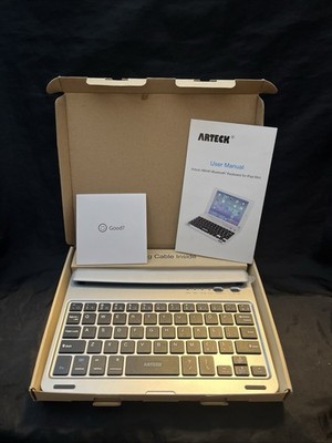 Arteck HB045 Bluetooth Wireless Keyboard For iPad Mini With Charging Cable