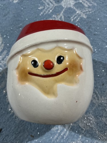 Excellent Vintage Holt Howard Cloud Santa Hot Chocolate Egg Nog Cup 1967 & Tags