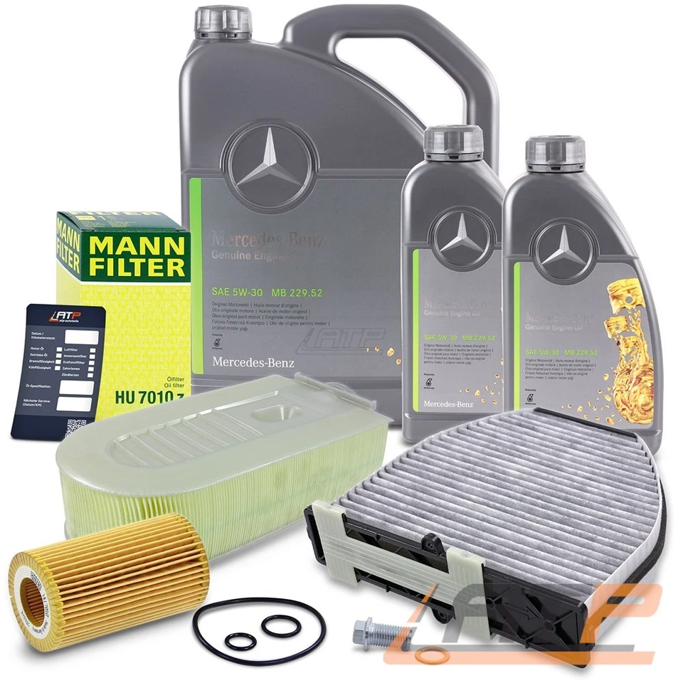 INSPEKTIONSPAKET A FÜR MERCEDES C E-KLASSE W204 S204 C204 W212 X204 CDI-MOTOREN