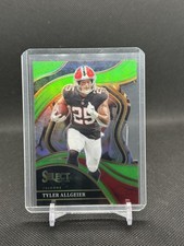 2023 Panini Select #211 Tyler Allgeier Neon Green Prizms Die Cuts #/499
