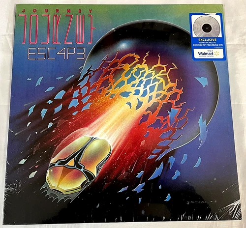 Journey ESCAPE Clear Color Vinyl LP Remastered Limited Edition Sealed Perry New