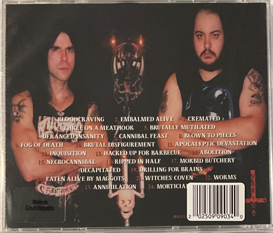 Mortician - Hacked Up for Barbecue CD 2025 Hells Headbangers [Blue