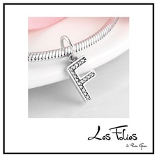 Charm Lettera F Alfabeto Iniziale in argento 925 - Les Folies