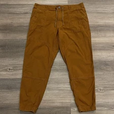 REI Co-Op Trailsmith Jogger Pants Mens 38x32 Double Knee Canvas Utility Workwear