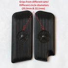 Soviet TT Grips original USSR Tokarev bakelite pistol grips black vinatge