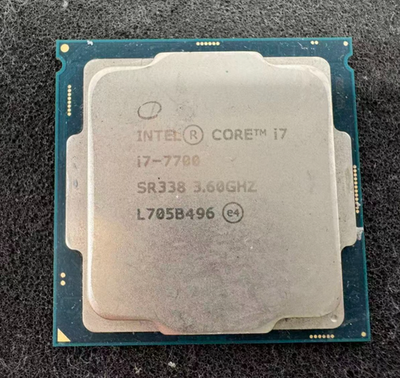 CPU M9762 INTEL CPU CORE i7-7700 SR338 Intel 7th Gen Core i7-7700 3.6GHz 4 Core 8 Thread LGA1151 CPU