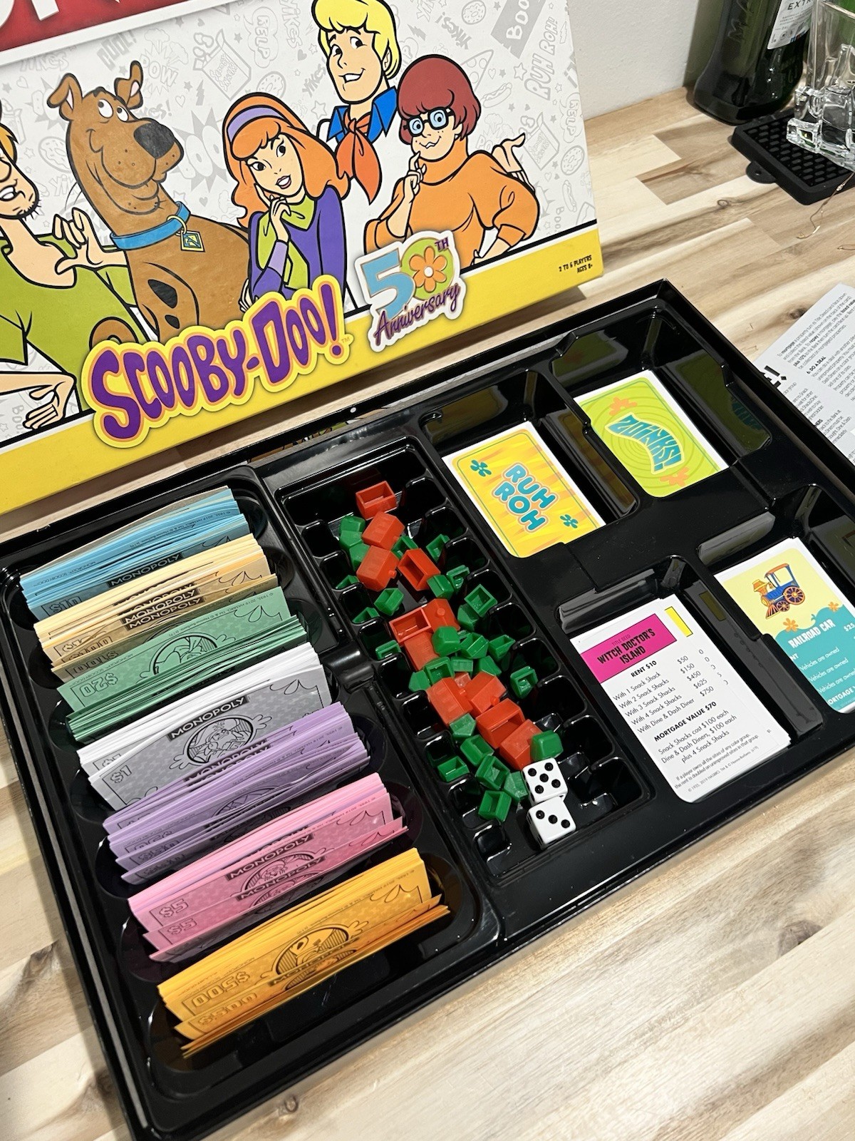 USAopoly MONOPOLY: Scooby-Doo 50th Anniversary Board Game Missing Figures