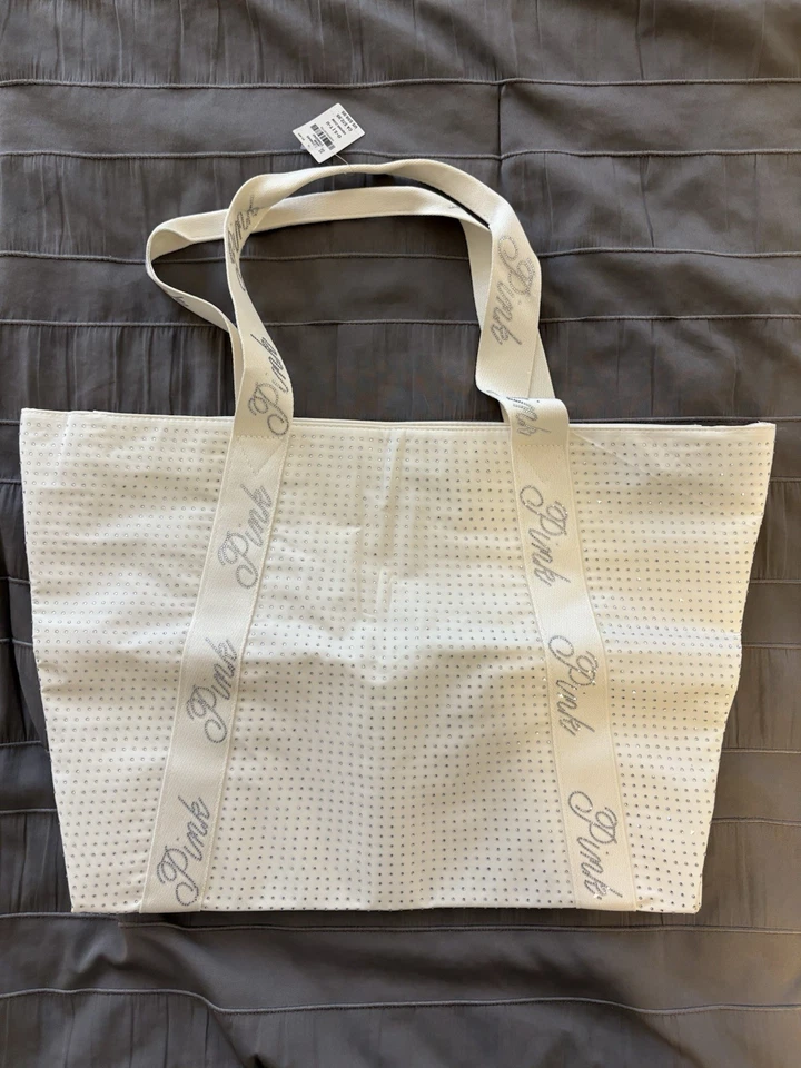 Bolsa tote Victoria's Secret rosa Bling - Nova com etiquetas - Imagem 2 de 4