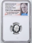 2015-W Proof Roosevelt Silver Dime PF70UCAM NGC March of Dimes - Early Releases
