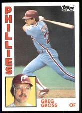 1984 Topps Greg Gross Philadelphia Phillies #613