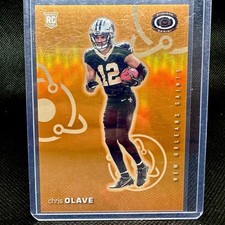 2022 Panini Chronicles Dynagon Chris Olave RC Rookie Orange /75 SP Color Match