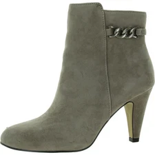 Bella Vita Womens Agnes Suede Ankle Zipper Booties Shoes BHFO 0076