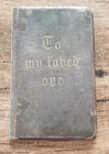 Vtg WW2 Heart Sheild Bible Cover Military USA No Bible Sheild Only