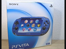 PS Vita Saphirblau PCH 1000 ZA04 Wi-Fi-Modell Konsolen-Ladeset Sony PSV