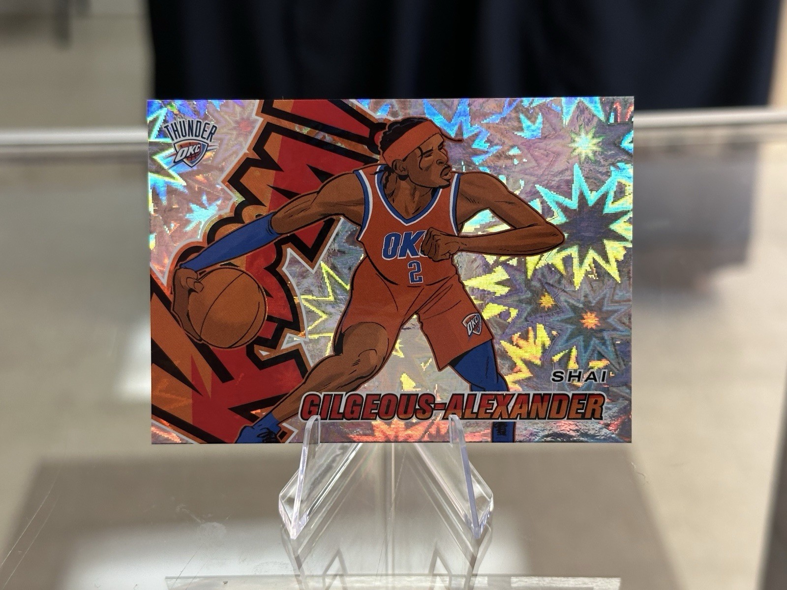 2024/25 Panini Revolution Shai Gilgeous-Alexander Horizontal Kaboom SSP Thunder