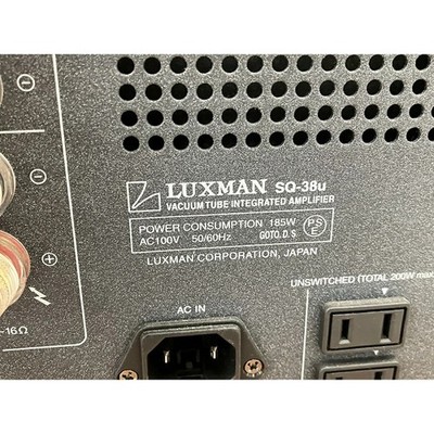LUXMAN SQ-38u Vacuum Tube Integrated Amplifier 100V w/ Box