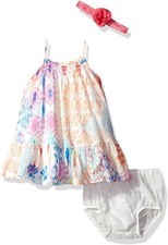 The Children's Place Baby Girls' Off Shoulder Casual Dresses, Snow 79449, 0-3MON