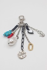 Ocean Keychain: Baroque Pearl, Turtle, Anchor, Mermaid Charms Bag Accessory