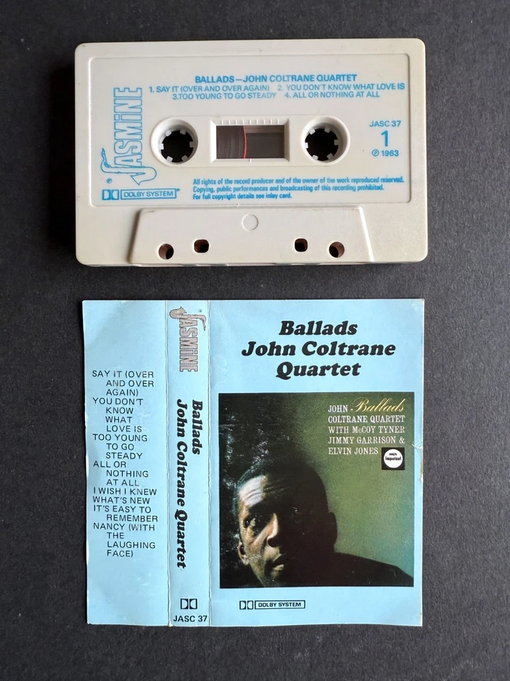 John Coltrane Quartet - Ballads - Cassette Tape JASC37 - Image 2 of 2