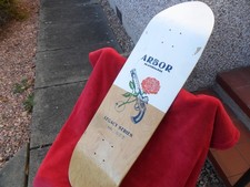 Arbor Pistola cruiser deck 33 x 9.25 griptape fitted see my 400 skateboard deals