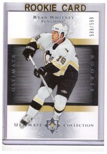 Ryan Whitney 2005-06 Ultimate Collection Rookie Card #178 /599