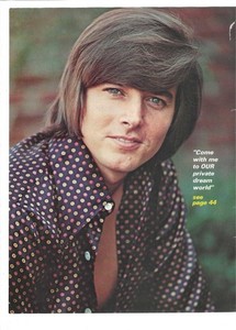 Teen Heartthrob Bobby Sherman "Come with me" Magazine Cut Out-1970's