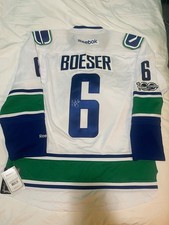 Vancouver Canucks BROCK BOESER Signed Hockey Jersey