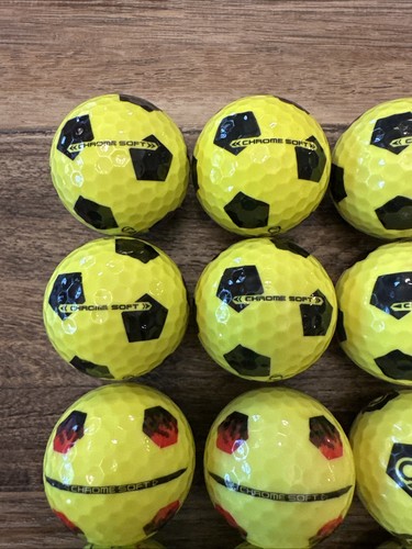 20 Callaway Chrome Soft Yellow Truvis Triple Track TruTrack Golf Balls 4A (AAAA) - Picture 5 of 18