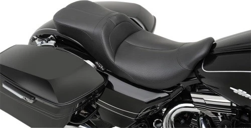 Danny Gray LowIST 2-Up Seat Leather Black #FA-DGE-0290 Harley Davidson 66-7627 - Image 3 of 4