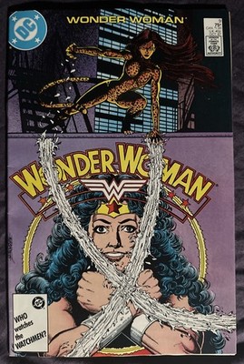 Wonder Woman #9  DC Comics  1987  Signed by George Perez NM 1st Minerva Cheetah