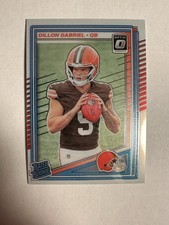 2025 Panini Donruss Optic Dillon Gabriel #263 Rated Rookie Cleveland Browns