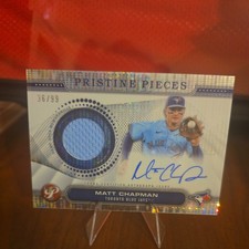 🔥#PPAR-MCH Matt Chapman 2024 Topps Pristine- Pristine Pieces Patch Auto 36/99🔥